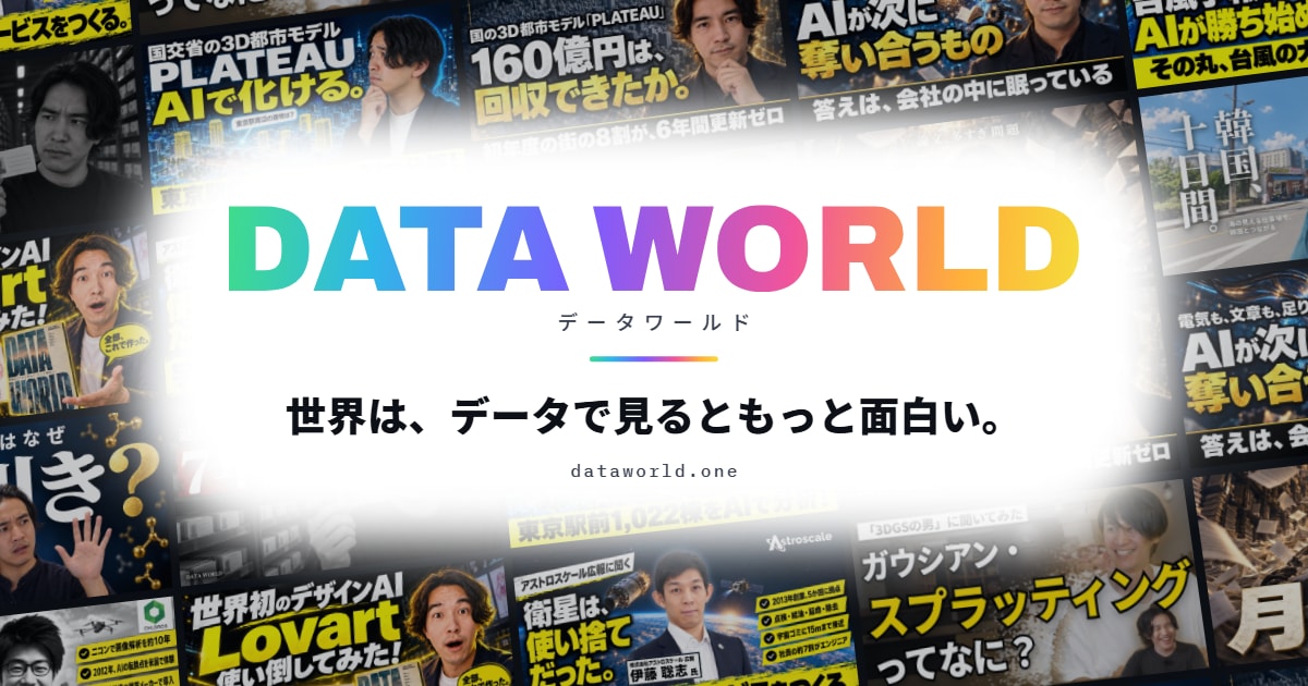 DATA WORLD / データワールド — AIとデータのメディア